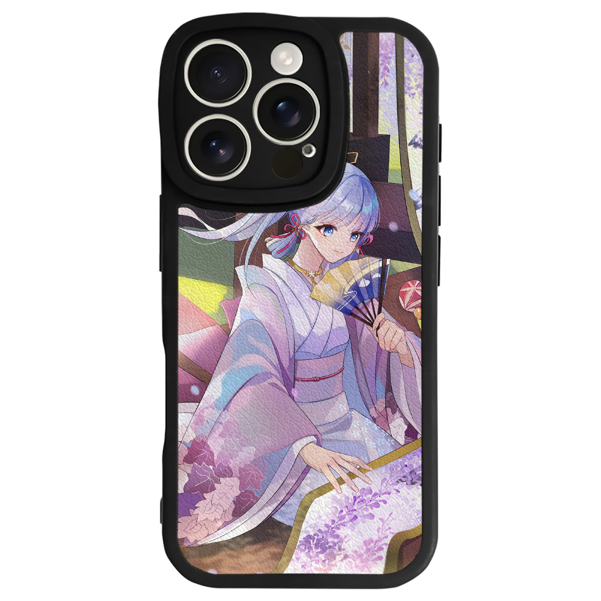げんし神 genshin 【iPhone 16シリーズ対応】シリコンスマホケース（レザー調） 材質：シリコン